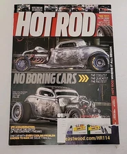 Hot Rod Magazine Jan 2014 No Boring Cars CUT COVER