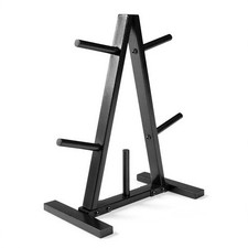 CAP Barbell 1-Inch Plate Tree 1", Black, Space Saving A-style 1"