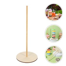 6 Sets Wooden Donut Display Stand Holder Rack For Dessert Table Party