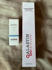 ALASTIN Ultra Nourishing Moisturizer 2 oz PLUS Marini BioGlycolic Cleanser