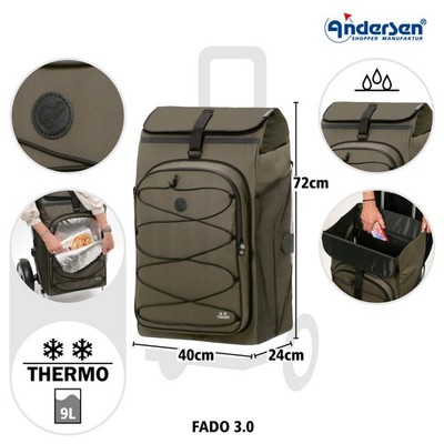 Andersen Shopper Tasche Fado Einkaufstrolley