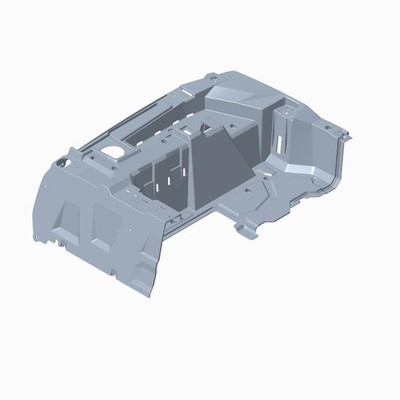 Polaris Right Side Rear Box Section, for RZR Models, Genuine OEM - 5454270
