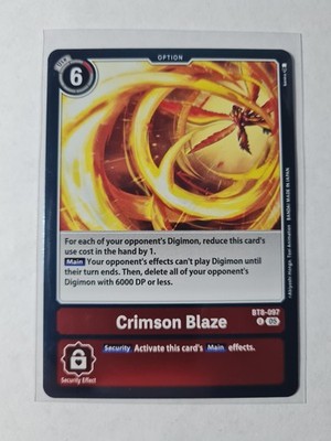 Digimon Crimson Blaze · BT8-097 · Digimon Generation   Uncommon · EN   NM 
