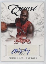 2012-13 Panini Crusade Quest Auto Quincy Acy #67 Auto fm0