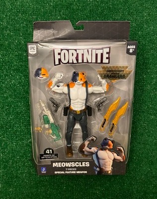 Meowscles Jazwares Fortnite Legendary Brawlers 7 inch Figure Epic Games NIB