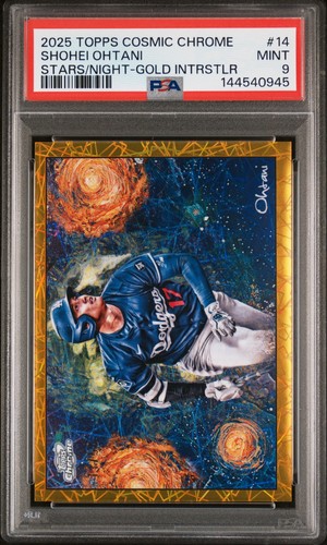 2025 Topps Cosmic Chrome Stars In The Night #STN-14 Shohei Ohtani Dodgers