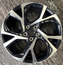 * 18" Genuine Toyota CH-R Alloy wheel rim CMS-860/13 7J ET50 black DIAMOND