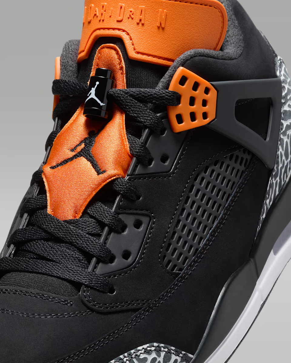Jordan Spizike Low Shoes Black Starfish Orange Men's | Size 8 - 13