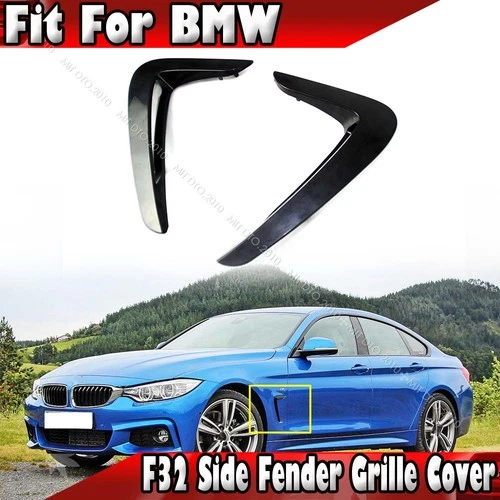 US Fit For 14-16 BMW F32 F33 F36 Side Vent Fender Dust 428i 440i Unpainted