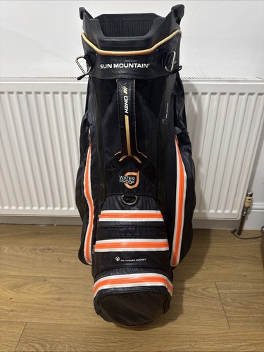 Sun Mountain H2NO Elite Waterproof Golf Cart Bag, 15-Way, rainhood, well used - Picture 6 of 23