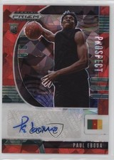 2020-21 Panini Prizm Draft Picks Prospect Red Ice Paul Eboua #PA-PE Auto 18er