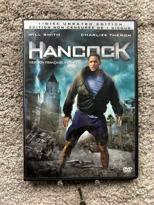 Hancock DVD 2008 Unrated Edition Will Smith Charlize Theron Peter Berg Action