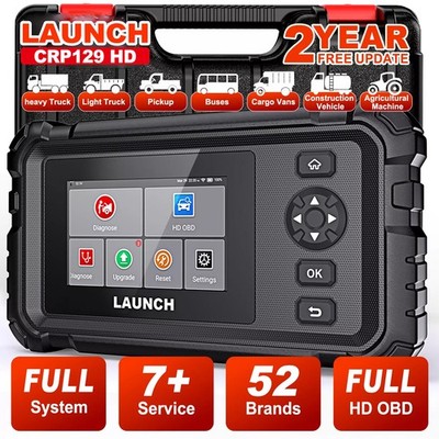 LAUNCH CRP129 HD Elite Heavy Duty Truck Scanner Diesel Diagnostic Scan Tool