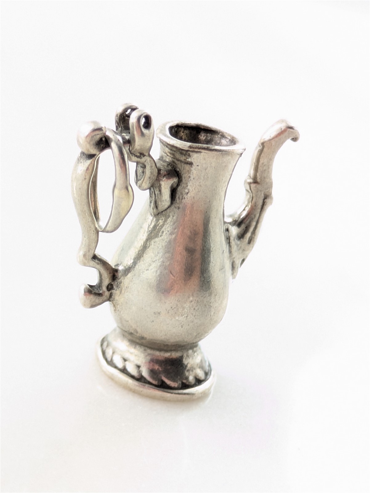 IC Vintage Solid Sterling Silver 3D Realistic Tea… - image 3