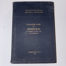 Counter-Case of Honduras 1932