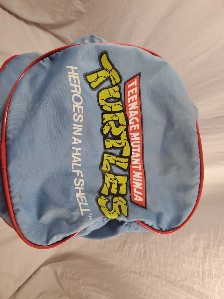 Teenage Mutant Ninja Turtles TMNT Duffle Gym Bag Leonardo Mirage 1988 Vintage - Image 4 of 4