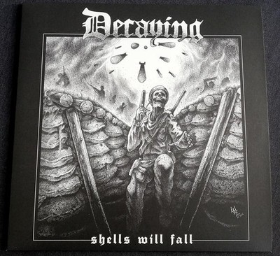 DECAYING - Shells Will Fall LP (WHITE Vinyl,limited 100 Copies)-NEW,Death Metal