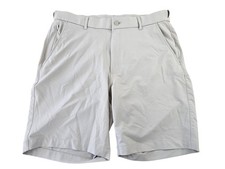 34 WAIST - TAN - Greg Norman Men s Performance Wicking Stretch Golf Shorts