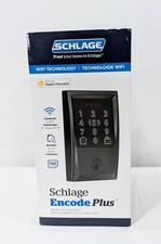 Schlage Encode Plus WiFi Smart Deadbolt BE499WB CEN622 Century Trim Matte Black