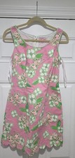 Lilly Pulitzer Dress Pink Green Butterfly Print Size 2 Gently Worn