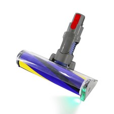 Soft Roller Brush Head with LED Light for Dyson V7 V8 V10 V11 Vacuum Cleaner