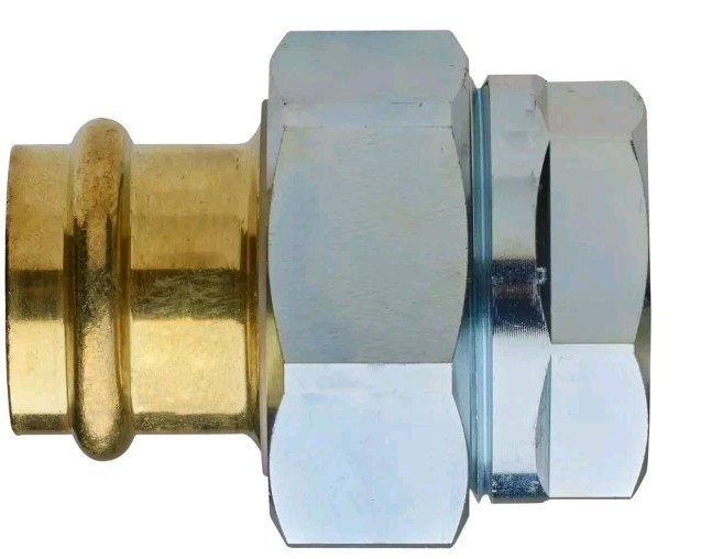 FNW 1-1/2" P x FPT Dielectric Union FNW5V4876J Brass Fitting NEW Press