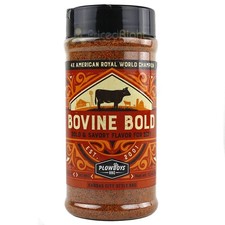 Plowboys BBQ Bovine Bold Seasoning Rub 12oz Award Winning Barbeque Meat Rub