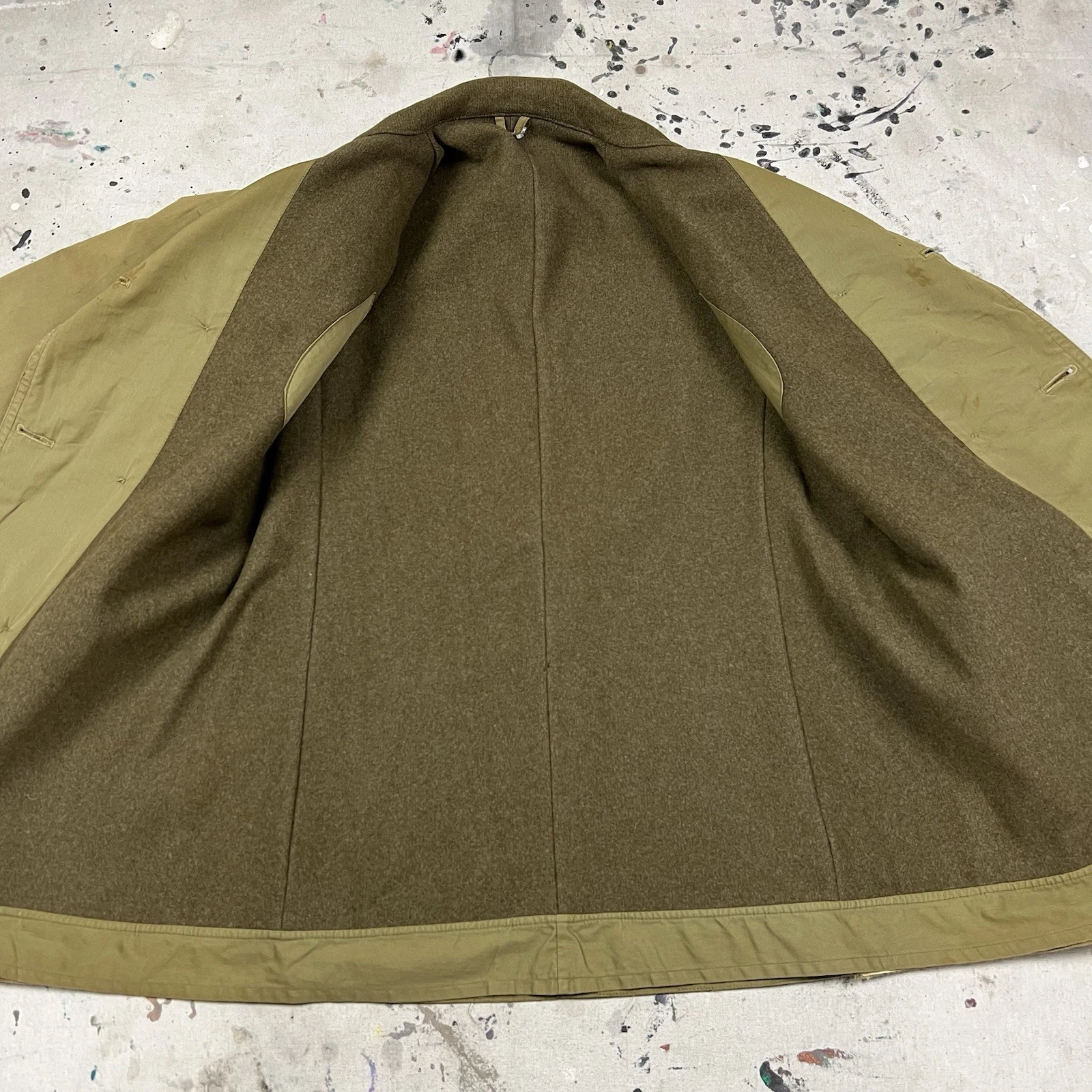 Vintage 40s WW2 Jeep Coat Mackinaw Jacket M1938 Size 36 Barnstormer Military image 5