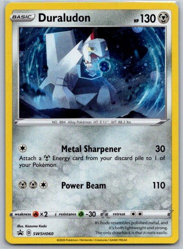 Duraludon SWSH060 Holo Promo Sword & Shield Promo Pokemon Near Mint