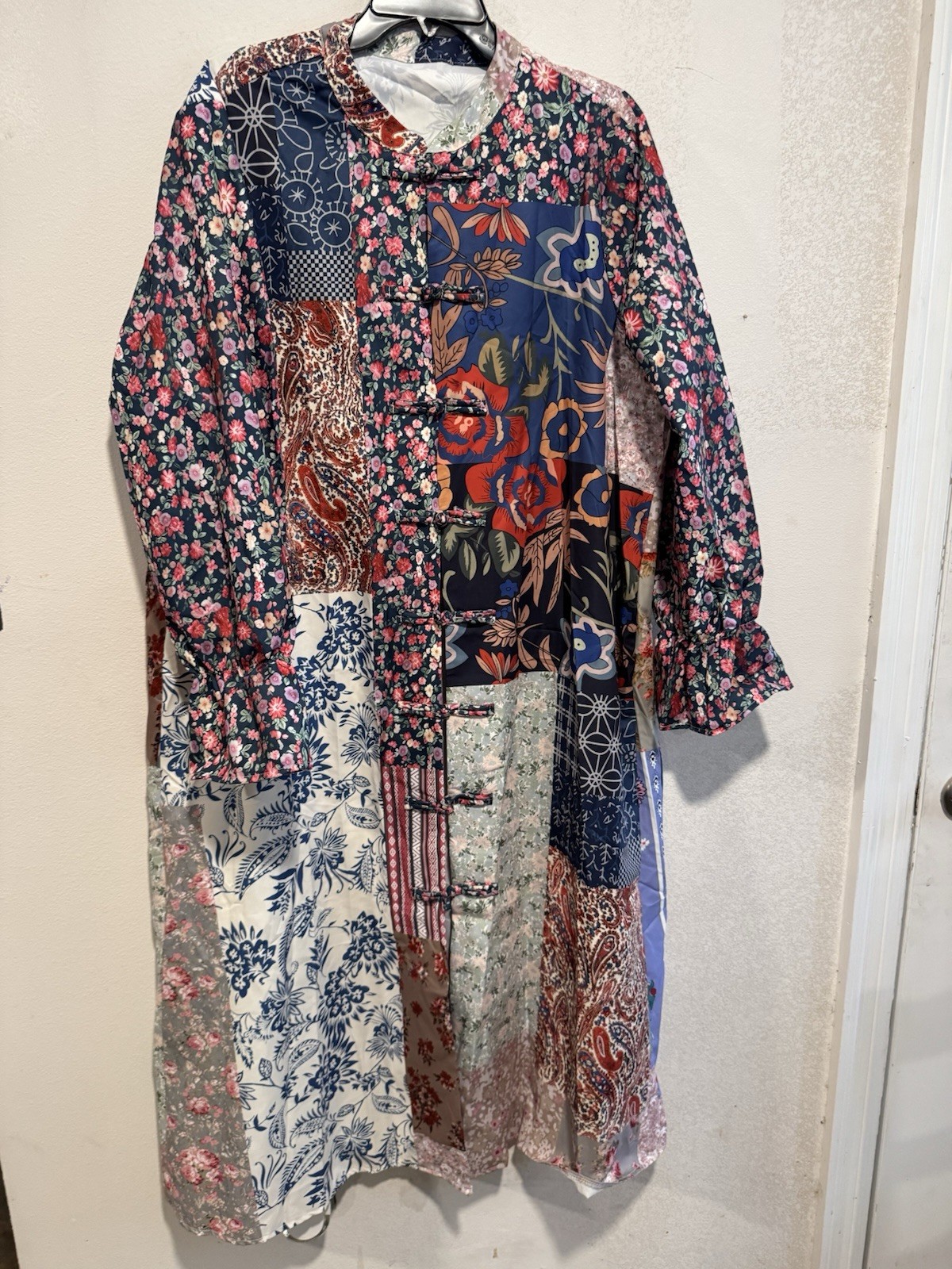 Maximalist Duster Eclectic Multi Design Lightweig… - image 1