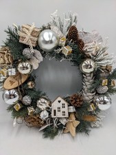 Weihnachten Türkranz creme silber Stern Zapf...