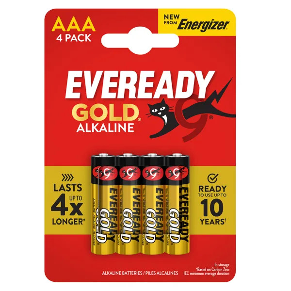 Pila Eveready Gold Energizer - Ministilo AAA - U500003 (Conf. 4)