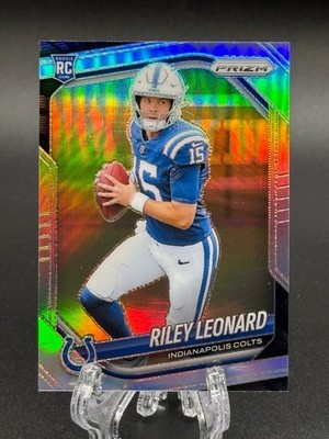 Riley Leonard 2025 Panini Prizm Rookie Silver Prizm 342 Indianapolis Colts