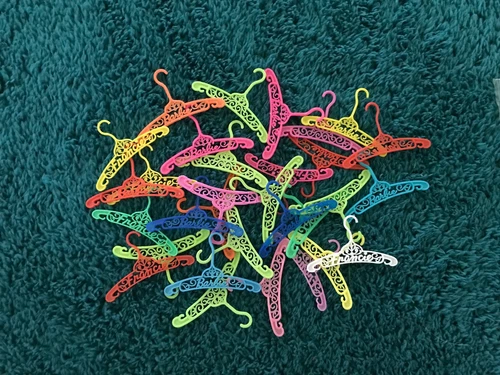 Vintage Barbie & Francie MOD FILIGREE HANGERS - HANGER LOT - 30 - EXC.  (1960s)