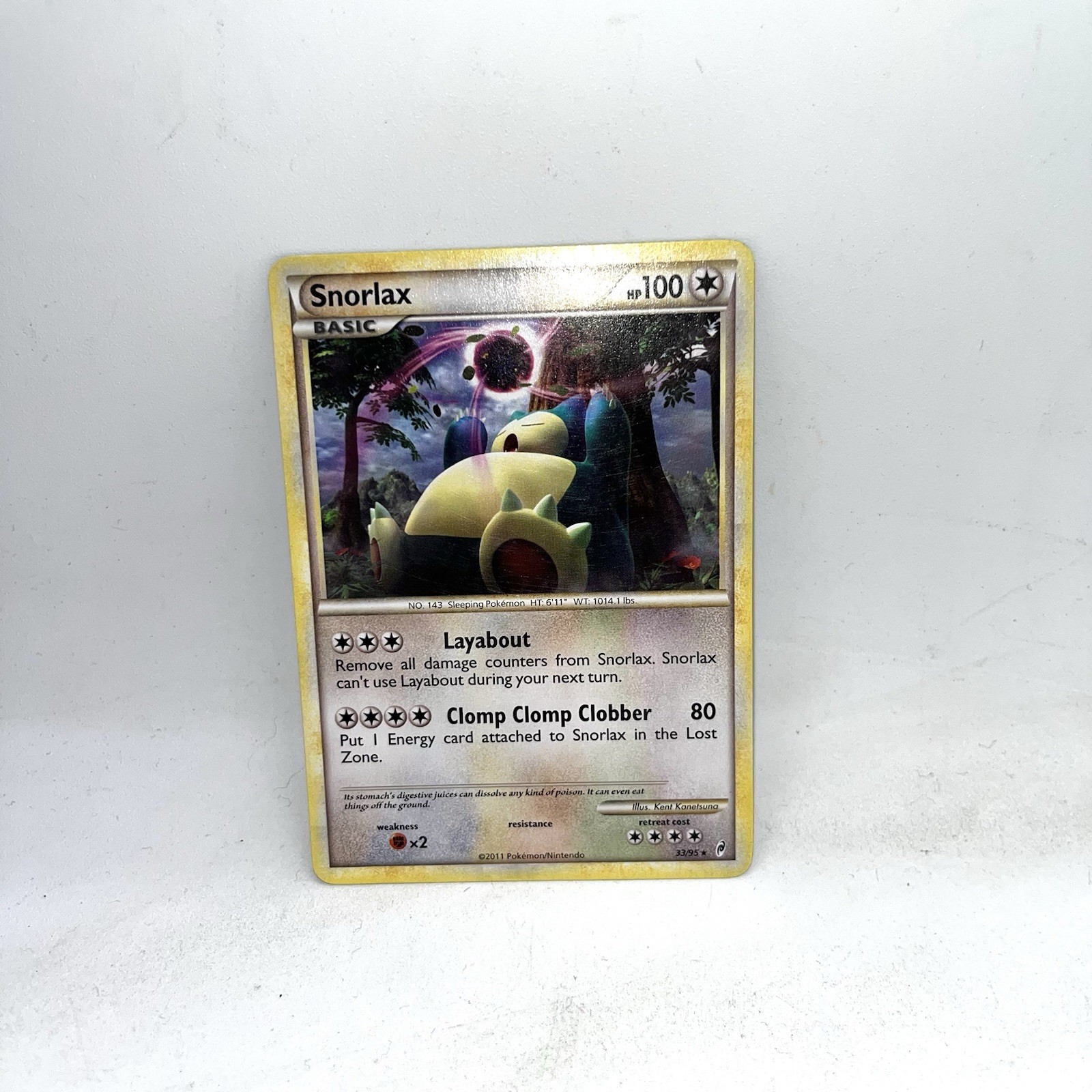 Snorlax 33/95 Call of Legends Regular Pokemon Card TCG LP