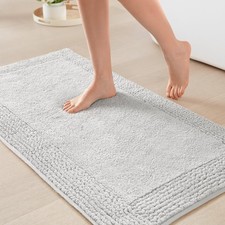 Splendor Reversible 100 Cotton Tufted Bathroom Rug-3000 GSM Hotel Quality Lu...