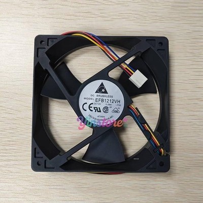 1 pc. New EFB1212VH PWM Cooling Fan 12025 DC12V 0.58A 12CM 4Pin *cm