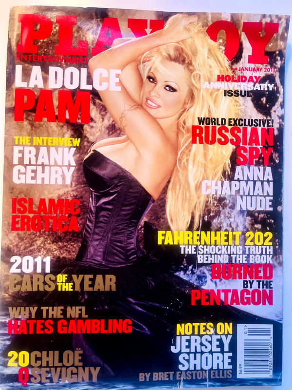 2011 Playboy Magazine Pam Anderson