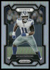 Micah Parsons 2023 Panini Prizm #78 Silver Dallas Cowboys