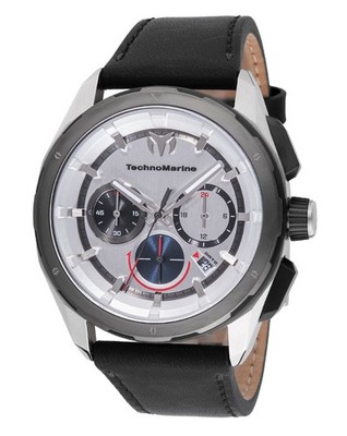 Invicta-Technomarine Mens Watch Ocean Chronograph Silver Dial TM-318088 Stunning