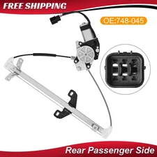 Rear Right Power Window Regulator For Honda Accord 4-Door w/ Motor 2003-2007