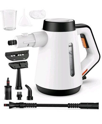 Hand-Dampfreiniger, 400 ml Druck-Mehrzweck-Dampfreiniger mit 9 Stück