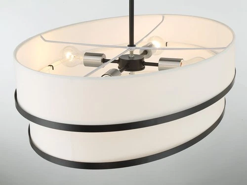 Minka Lavery 2448 Cascade 4 Light 32"W Pendant - Coal - Picture 5 of 9