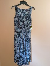 Simply Vera Vera Wang Abstract Floral High-Low Maxi Dress - Size XS