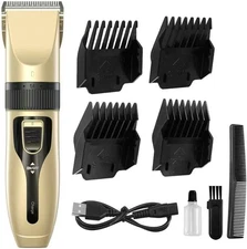 Cordless Professional Hair Clippers Trimmer Kit Men Cutting Machine Barber Salon