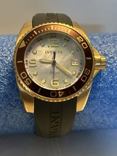 Invicta Angel Quartz Mother of Pearl Dial Unisex Watch 0485 Works