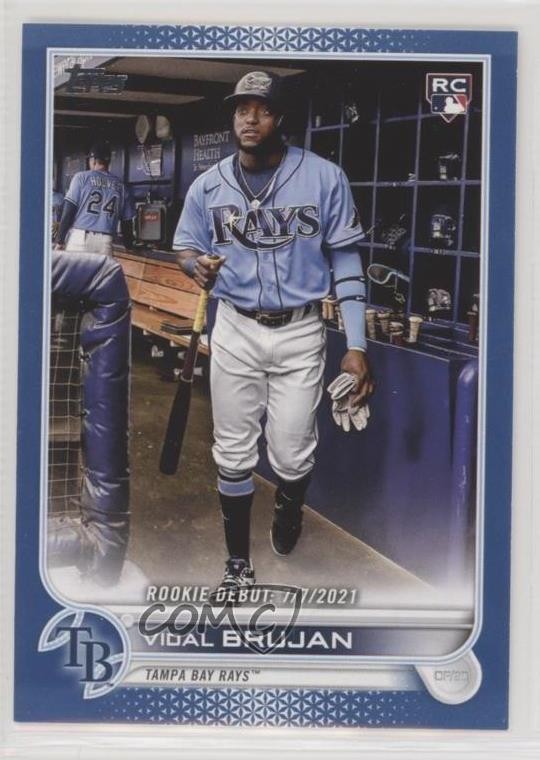 2022 Topps Update Royal Blue Vidal Brujan #US8 0t0