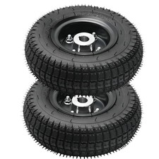 2pcs 9x3.50-4 Rear Tire Wheel 19mm Fo Transaxle Go Kart Scooter Moped Wheelchair