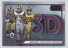 2020 Score 3D Purple Aaron Donald Cory Littleton Jalen Ramsey #3D-ACJ 4r3