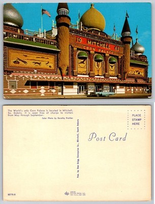 1963 Mitchell Corn Palace South Dakota Postcard - Vintage Chrome Photo SD